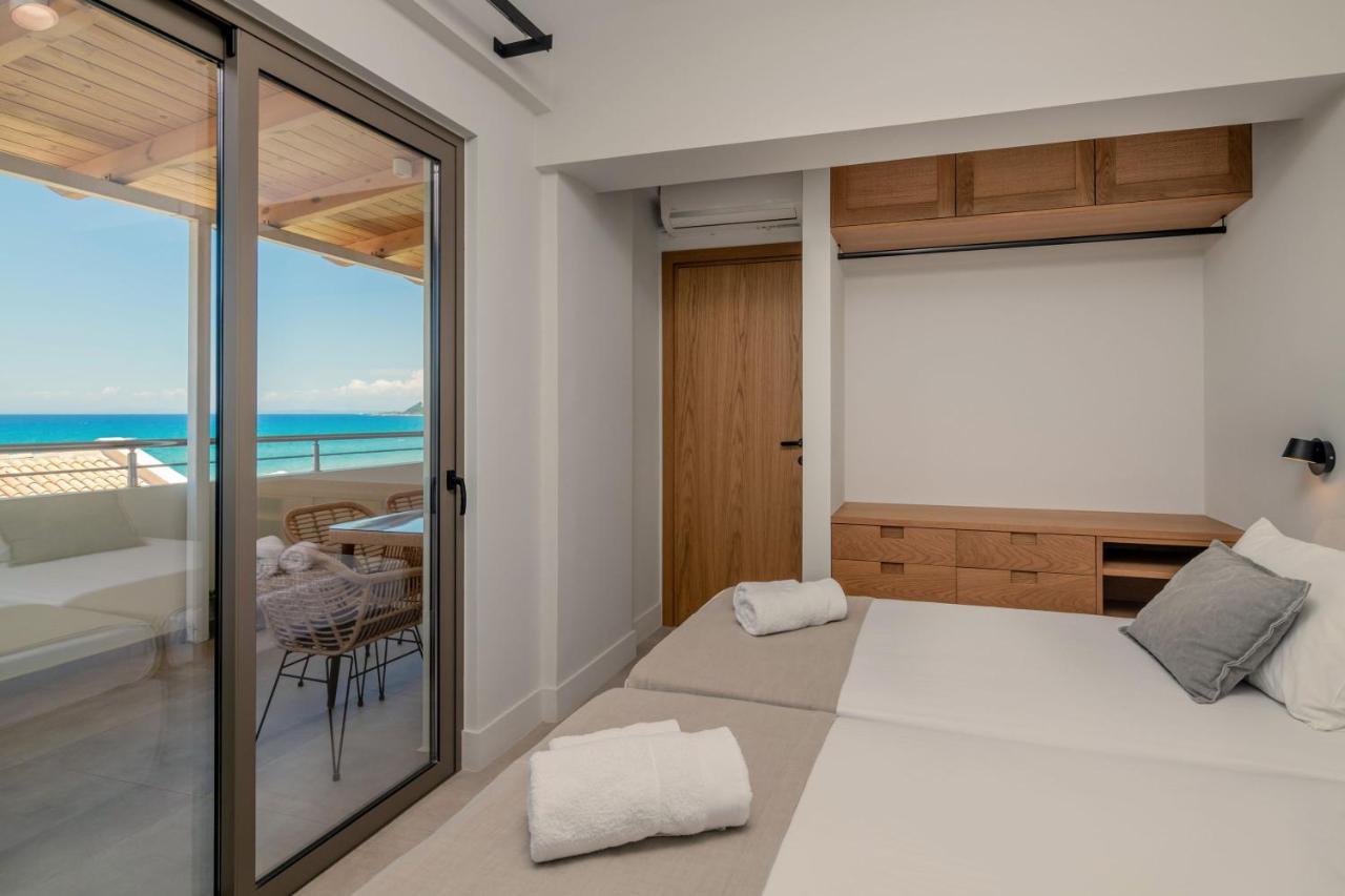 Paradise Elegant Apartments - Perfect Escape On The Beach Alykes  Exteriör bild